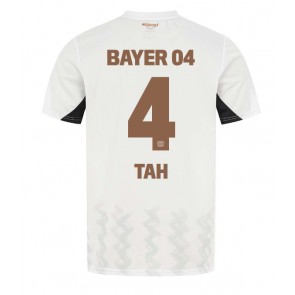 Bayer Leverkusen Jonathan Tah #4 Venkovní Dres 2024-25 Krátký Rukáv